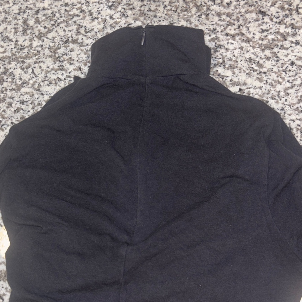 Black Half-Zip Pullover - image 4